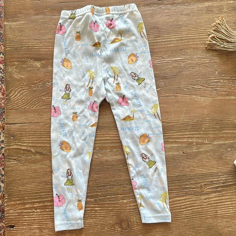 Gymboree Sleepwear Hawaii 2 piece pajama set top/pants sz 3